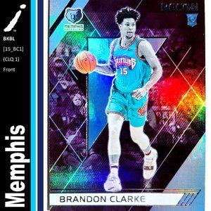 Memphis Grizzlies (Brandon Clarke) - BKBL [15_BC1] - Rookie Card (RC)